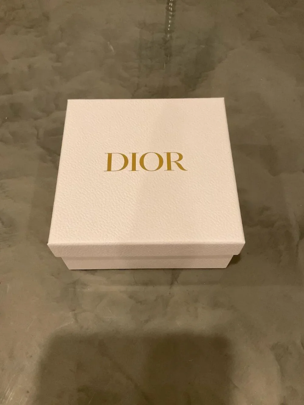 Authentic Dior White Textured Gift Storage Box 9